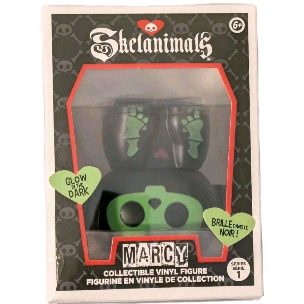 Skelanimals Marcy Monkey Glow in the Dark Vinyl Figure Series 1 New in Box